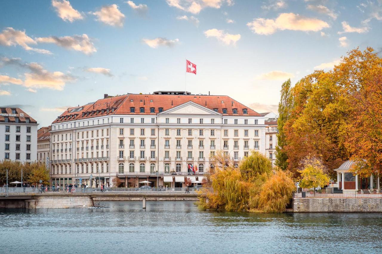 Four Seasons Hotel Des Bergues Ginevra Esterno foto