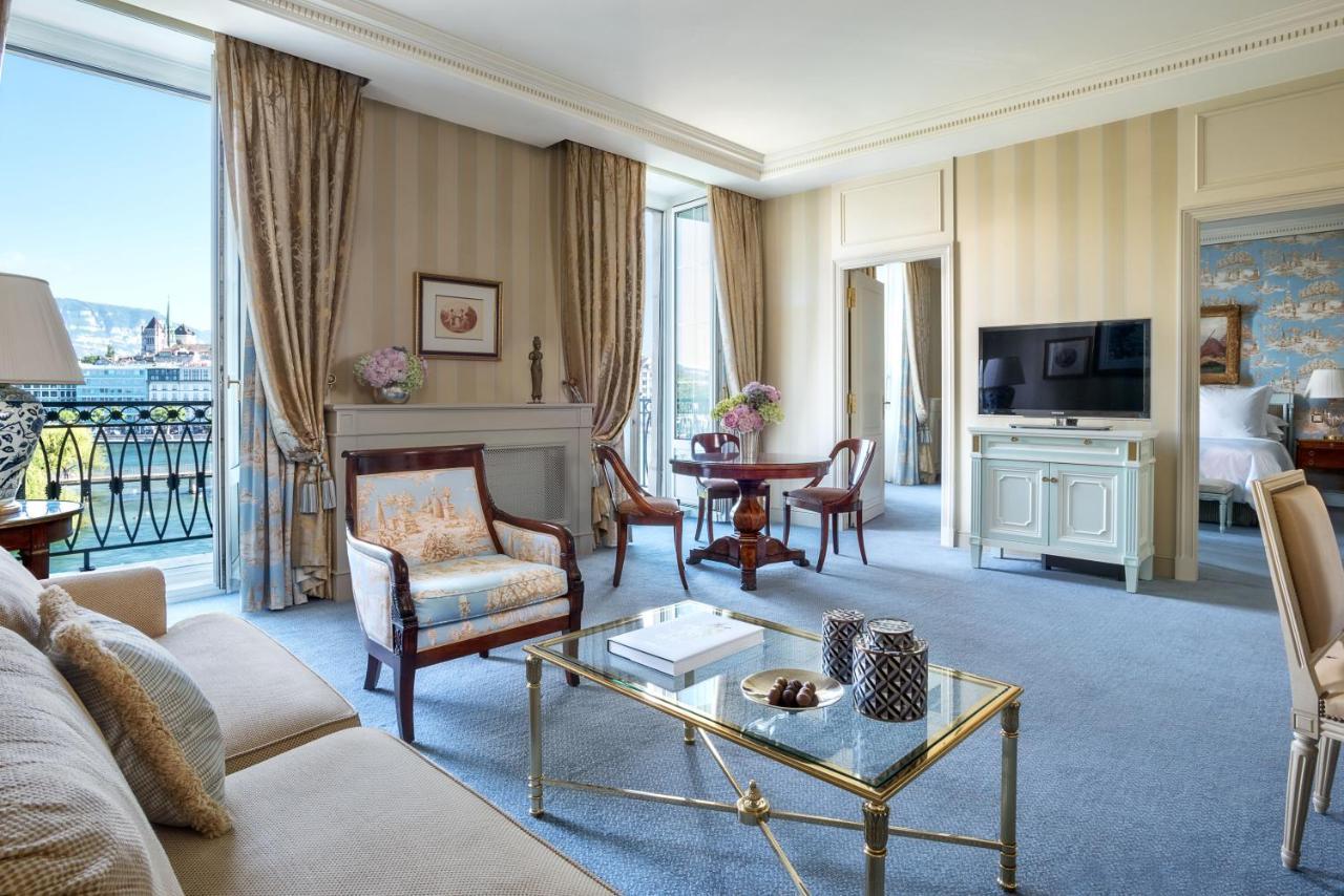Four Seasons Hotel Des Bergues Ginevra Camera foto