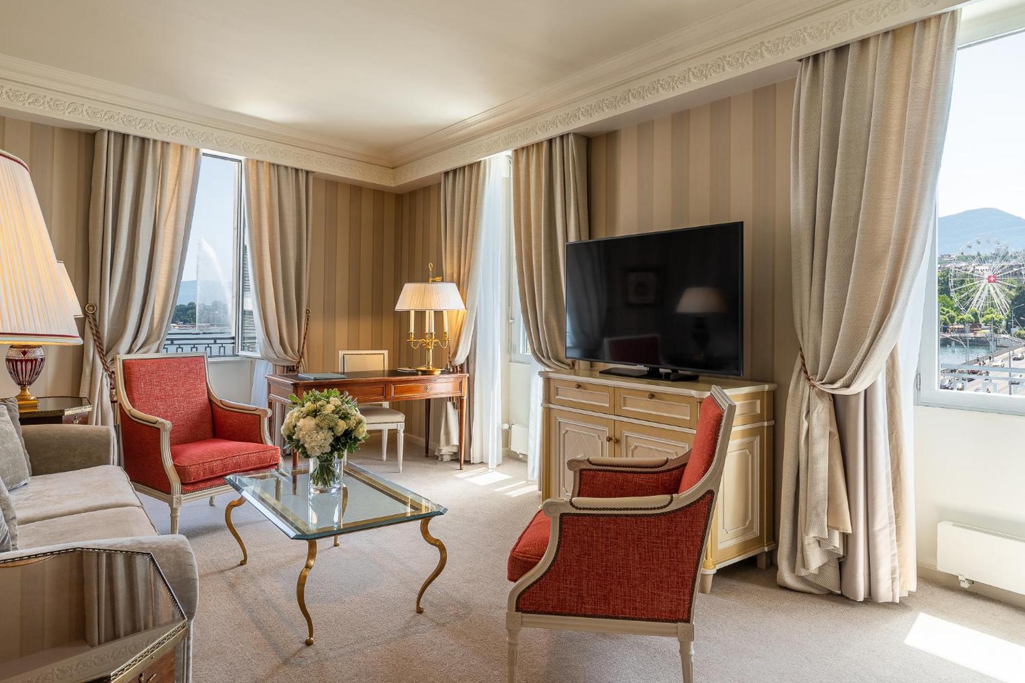 Four Seasons Hotel Des Bergues Ginevra Camera foto