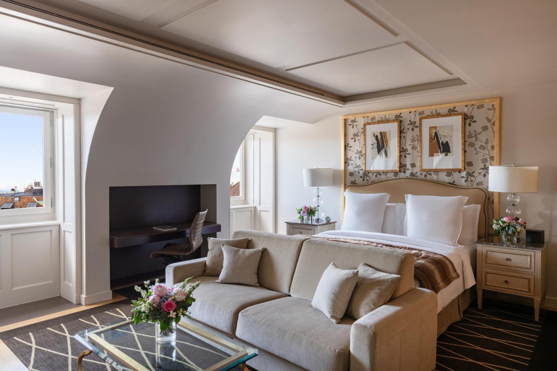 Four Seasons Hotel Des Bergues Ginevra Esterno foto