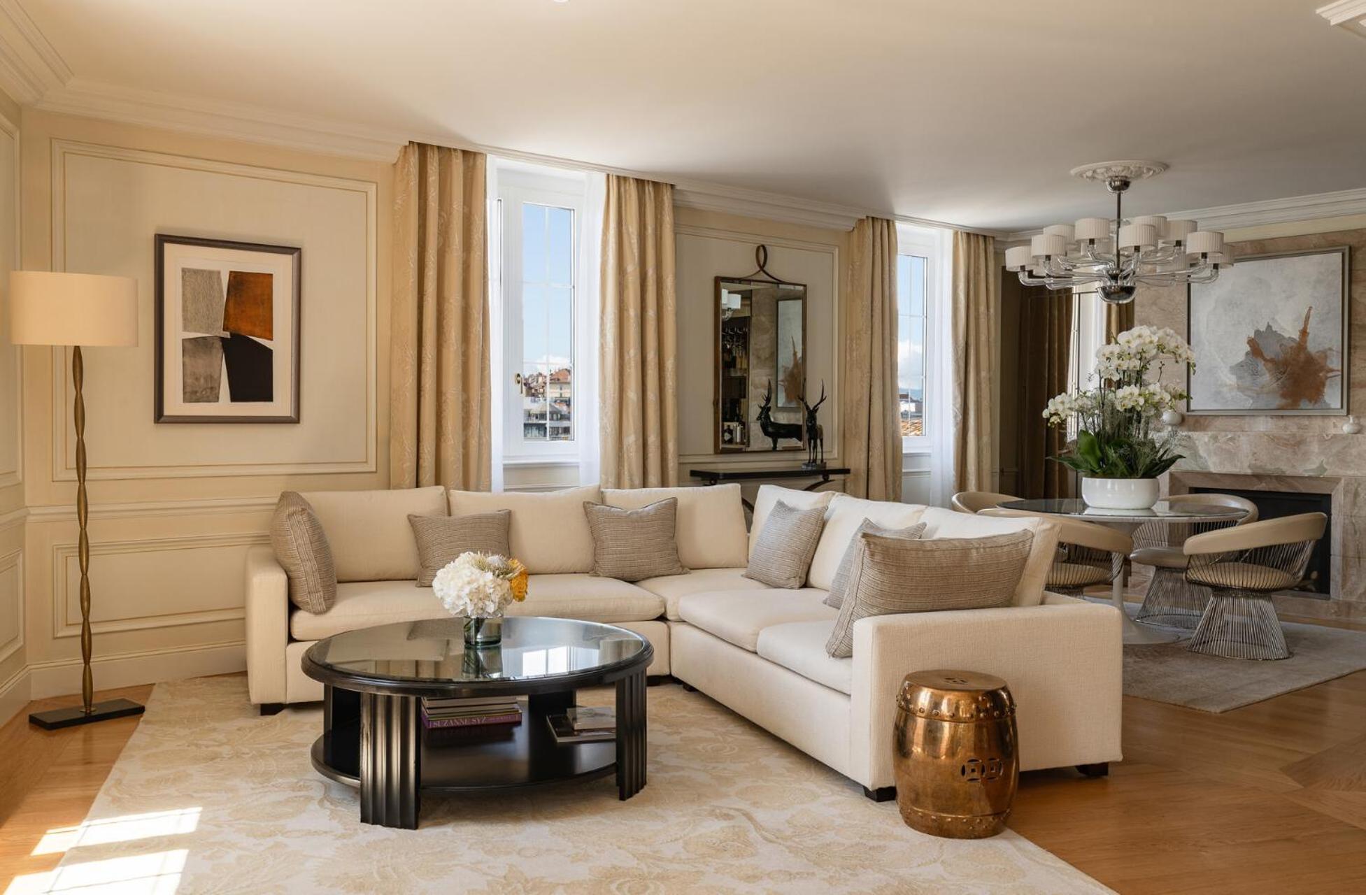 Four Seasons Hotel Des Bergues Ginevra Esterno foto